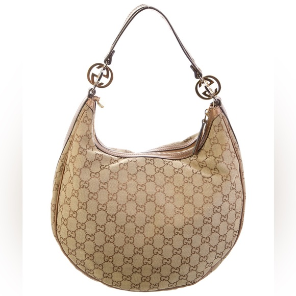 Gucci GG Canvas Twins Hobo Bag - Picture 3 of 4